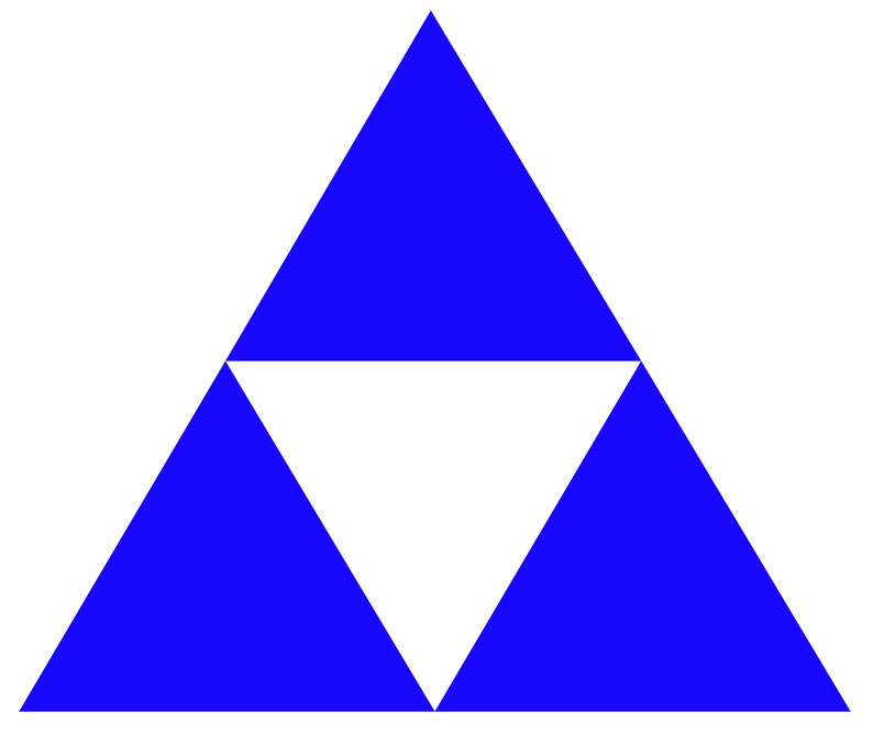 Triangle ta01. Sierpinski Triangle svg. Равнобедренный треугольник символ