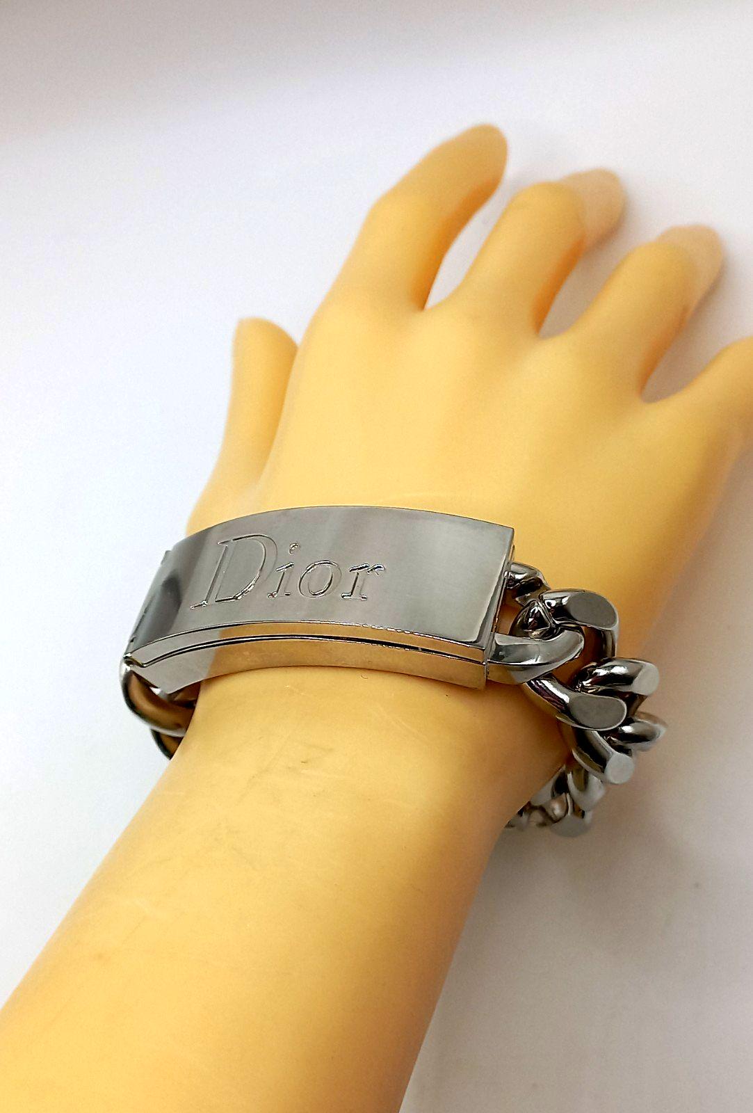 美品✨シャネル CHANEL ロゴ チェーン ブレスレット シルバー ブラック CHANEL Crystal Cuff Fashion Bracelets for sale | eBay