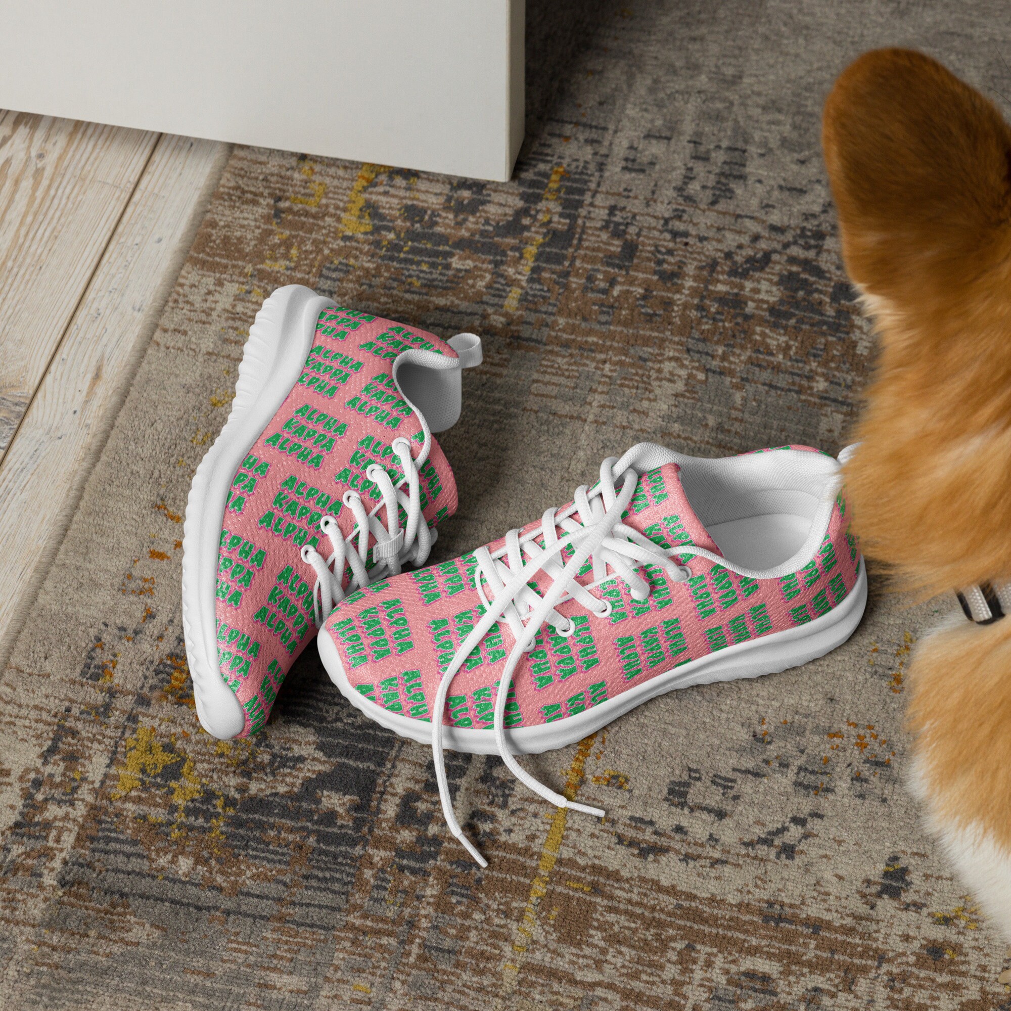 Step Up Your Style Alpha Kappa Alpha Graffiti Lettered Sneakers