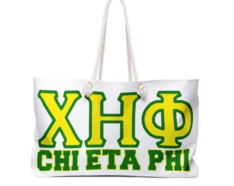 Chi Eta Phi Signature Weekender Bag - Your Stylish Companion for Every Journey