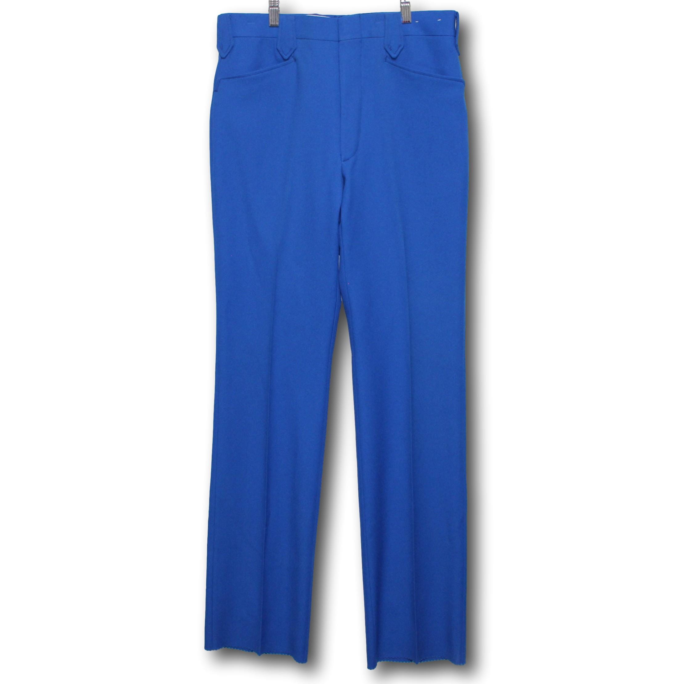 Pantalon droit chevrons ou chiné entrejambe 70 cm Marron