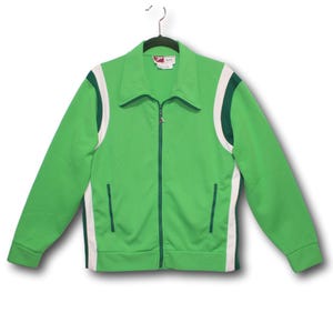 80's Striped Track Jacket - Etsy