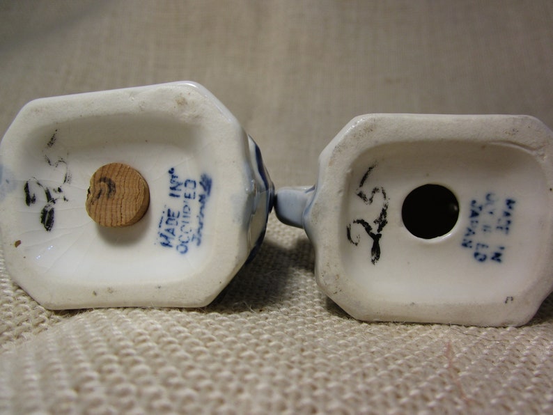 Vintage Occupied Japan Windmill Salt and Pepper Shaker Set Etsy