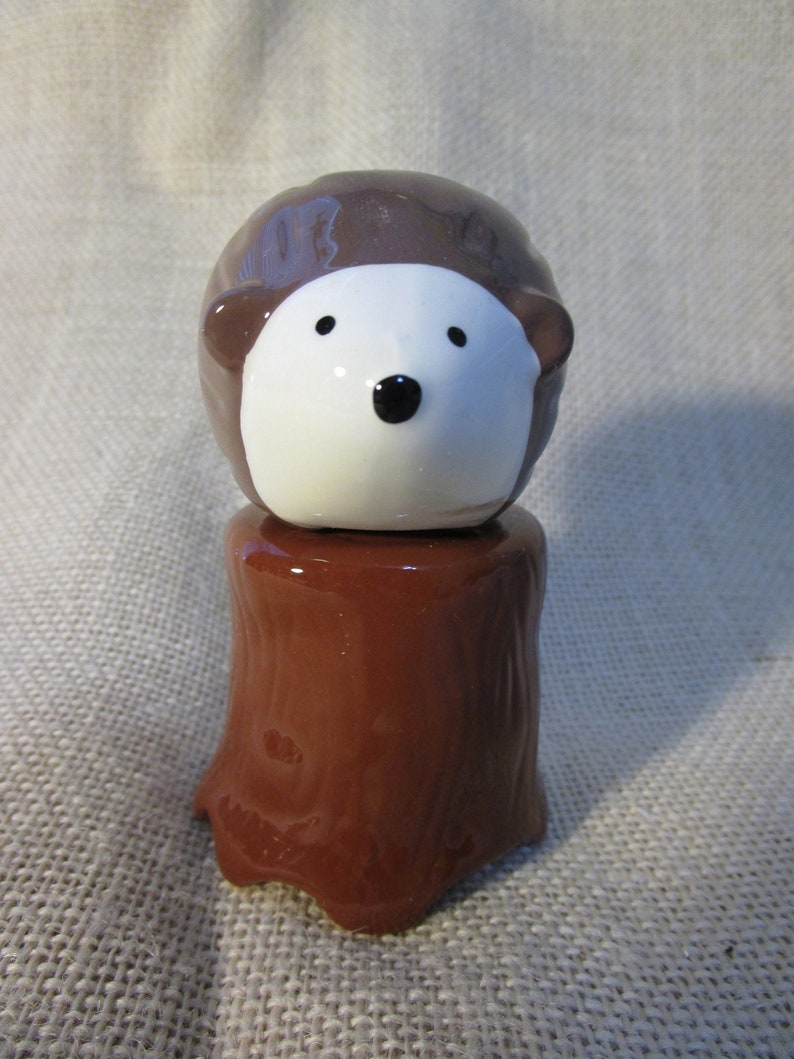 Cute Hedgehog Salt and Pepper Shaker Set Etsy
