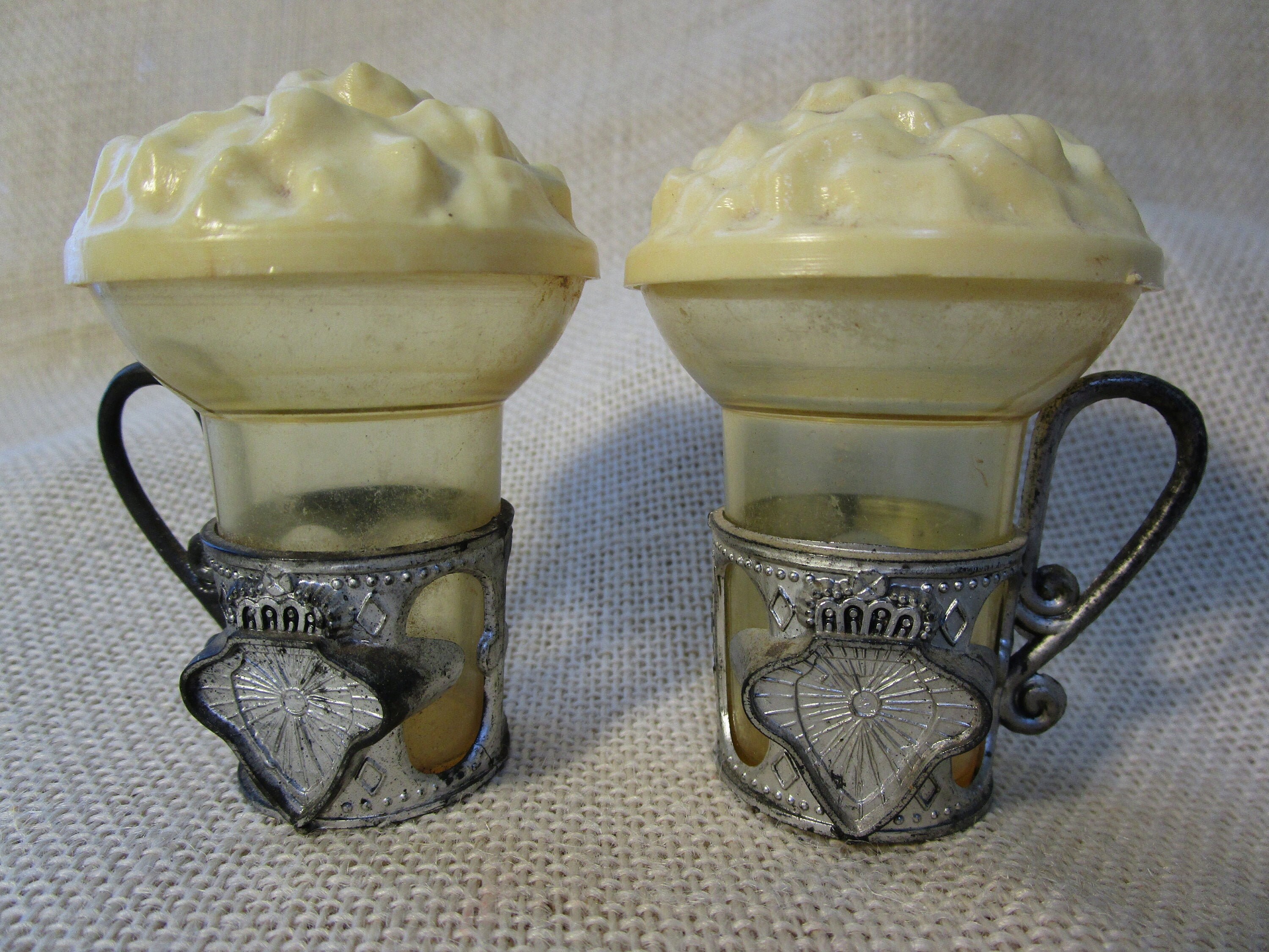 Plastic Ice Cream Soda Salt and Pepper Shaker Set Etsy