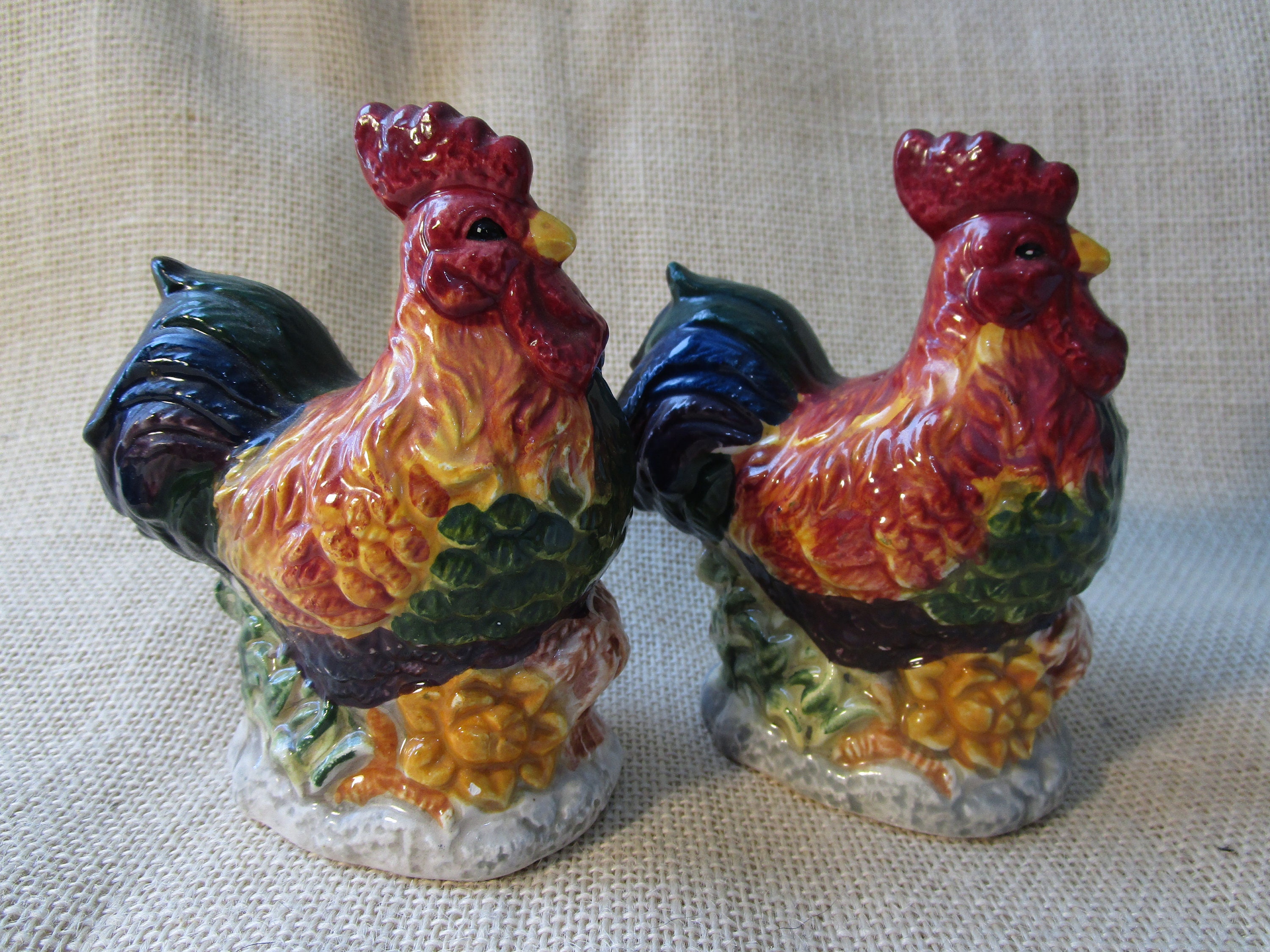 Chicken Salt and Pepper Shaker Set Etsy