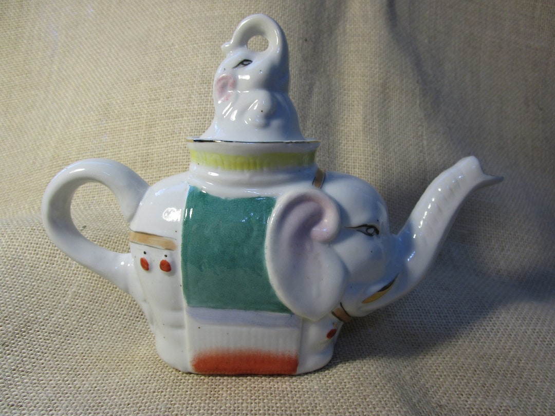 Fun Elephant Tea Pot Etsy