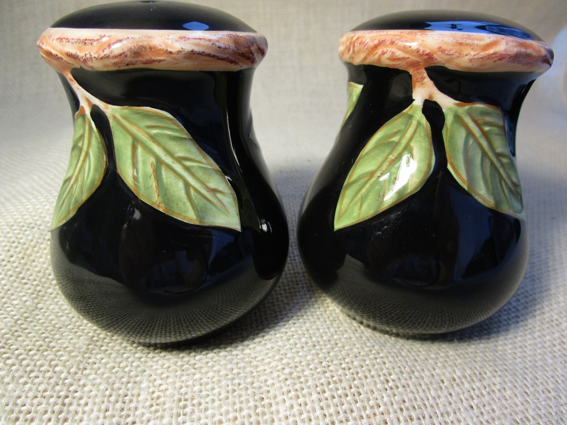 Lovely Magnolia Flower Salt and Pepper Shaker Set Etsy