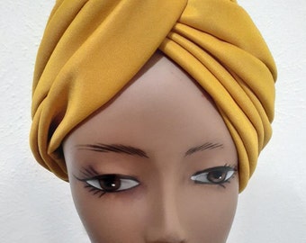 Stylish Polyester Twisted Turban Hat