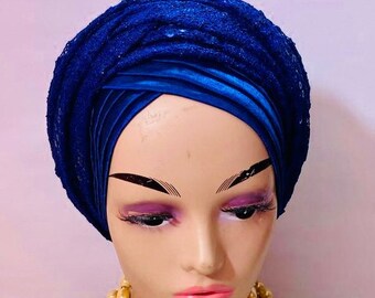 Velvet Sequins Extra Long Turban Head Wraps, Hijab Head Scarf.  One Size fits all.