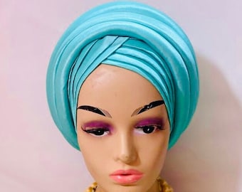 Ready to Wear Head Tie, Turban, Auto Gele, Women, Nigerian