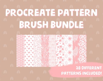 PROCREATE PATTERN BRUSH bundle - procreate brushes - procreate bundle  - procreate tools - pattern brushes - doodle brush procreate