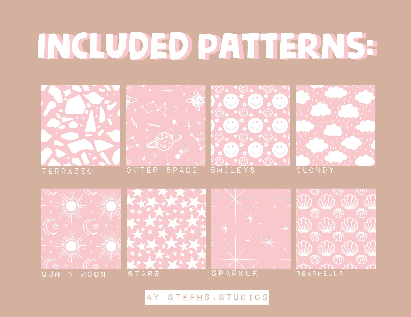 PROCREATE PATTERN BRUSH Bundle Procreate Brushes Procreate Bundle