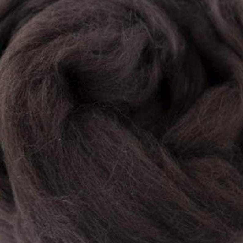 450gm Wool roving bundle 9 colours Neutral browns 19micron wool tops