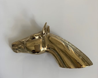 Brown Horse in Horseshoe Classic Metal Envelope Letter Opener