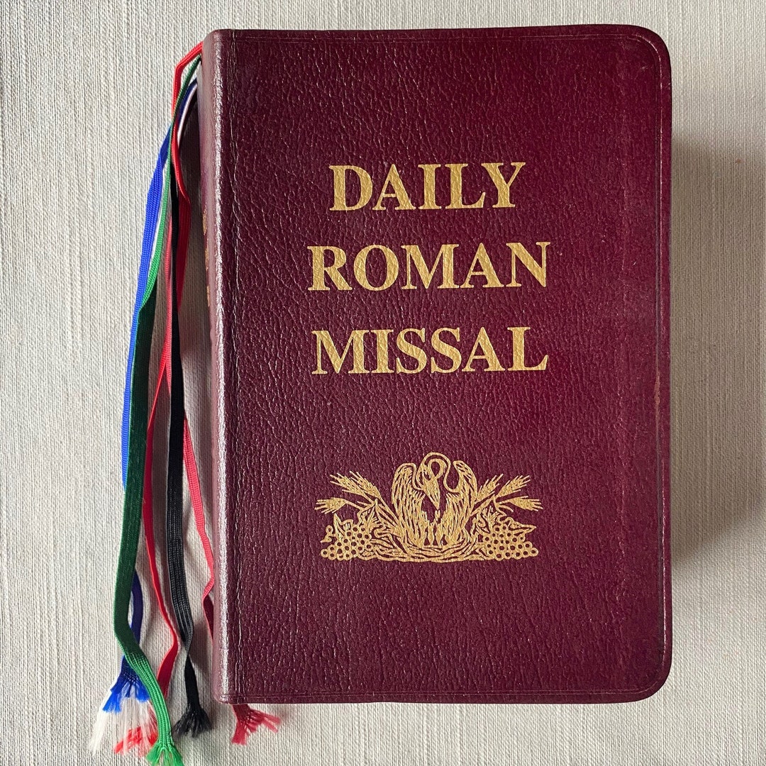 Vintage 1993 Daily Roman Missal Bonded Leather Roman Catholic Etsy