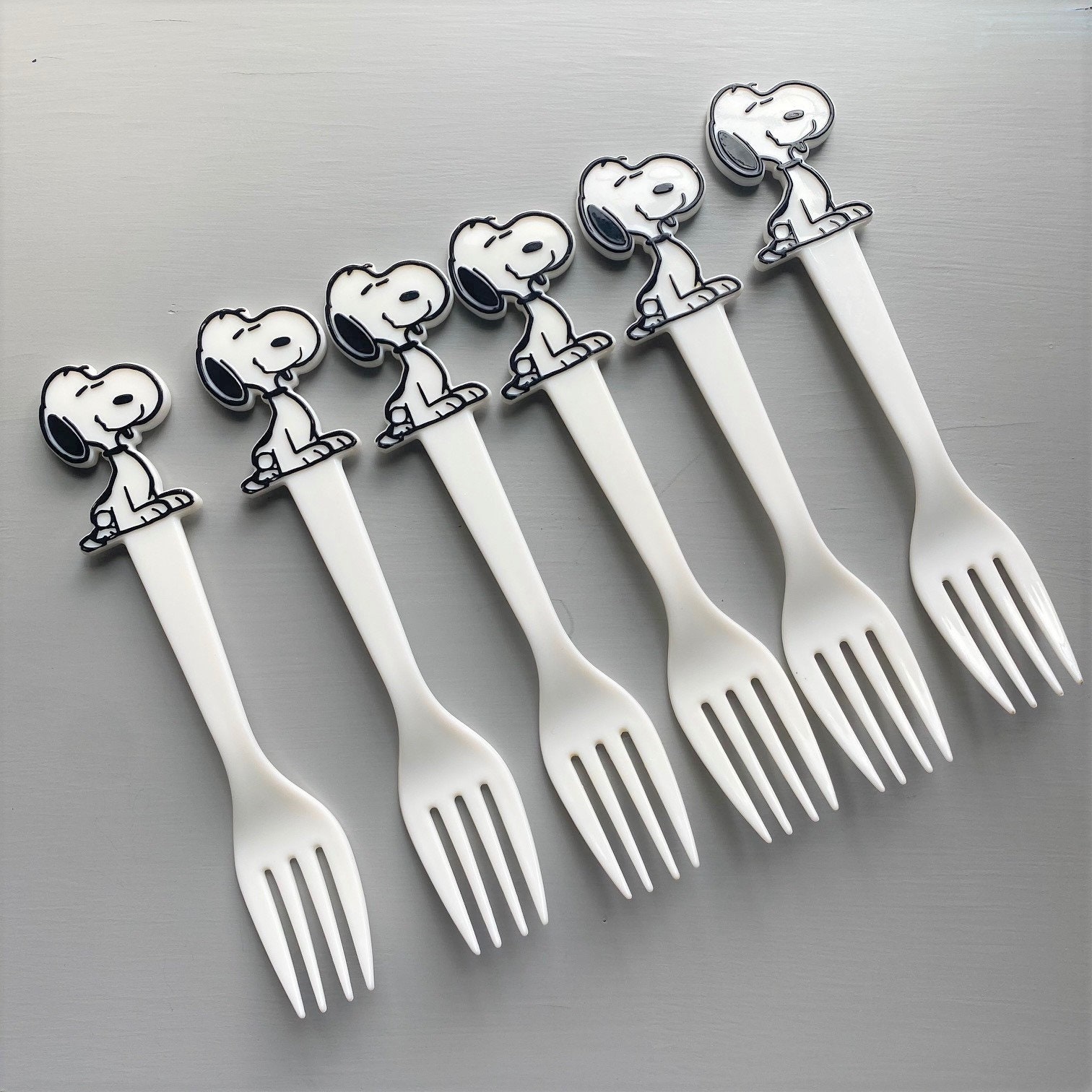 💫Kids Character Utensils, Fork and Spoons, Snoopy, Bird, Girl and Boy