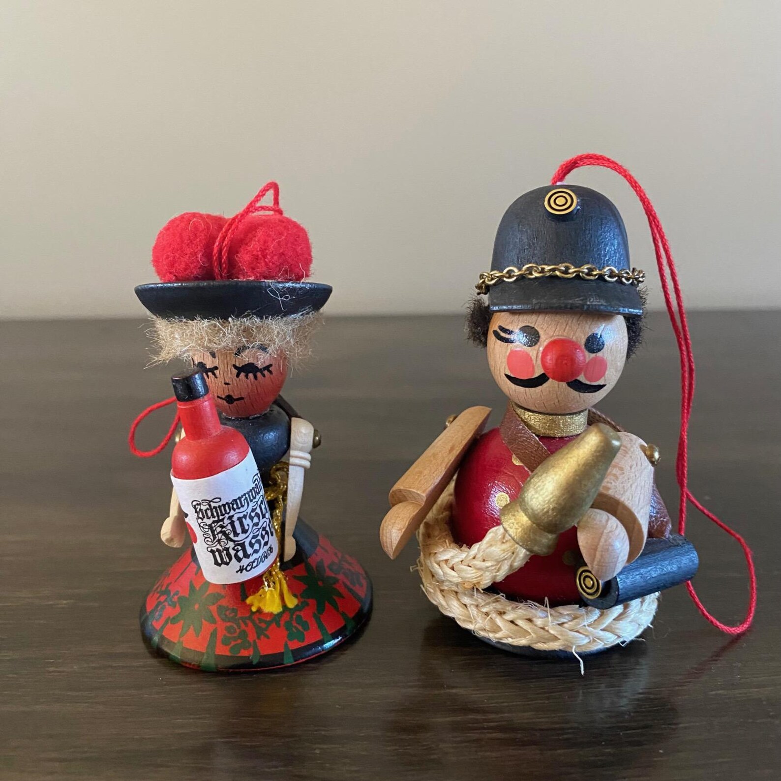 Vintage Steinbach Christmas Ornament, German Handmade Wooden Ornament