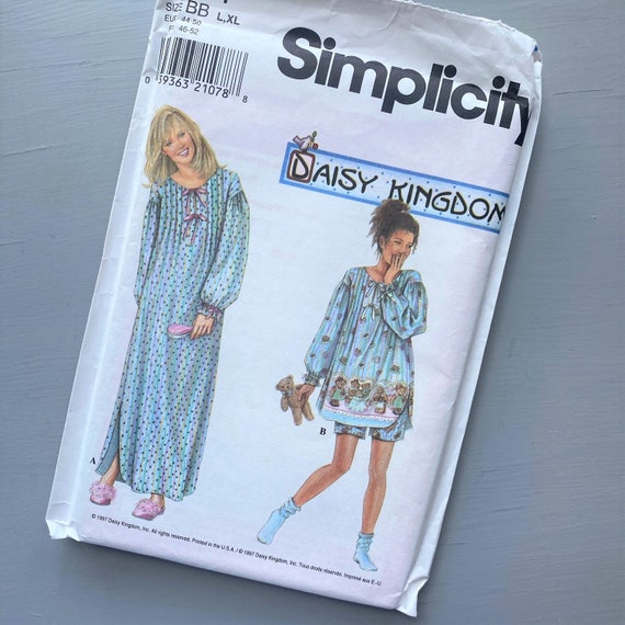 Vintage Daisy Kingdom Pajamas Pattern Retro 1990s Misses - Etsy