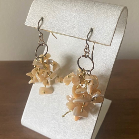 Vintage LUC Multi Strand Floating MOP Shell Chip … - image 6