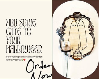 Ghost Plant Propagation Station | Halloween Wall Vase