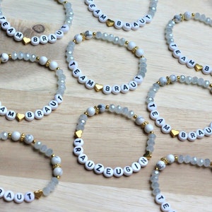 Team Bride Team Bride - JGA Bracelets - Hen Party Bracelets - Friendship Bracelets - Maid of Honor - Bachelorette Party