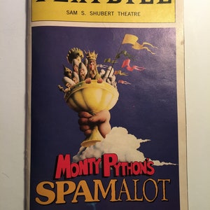 SPAMALOT-Playbill, Schubert theatre, NY