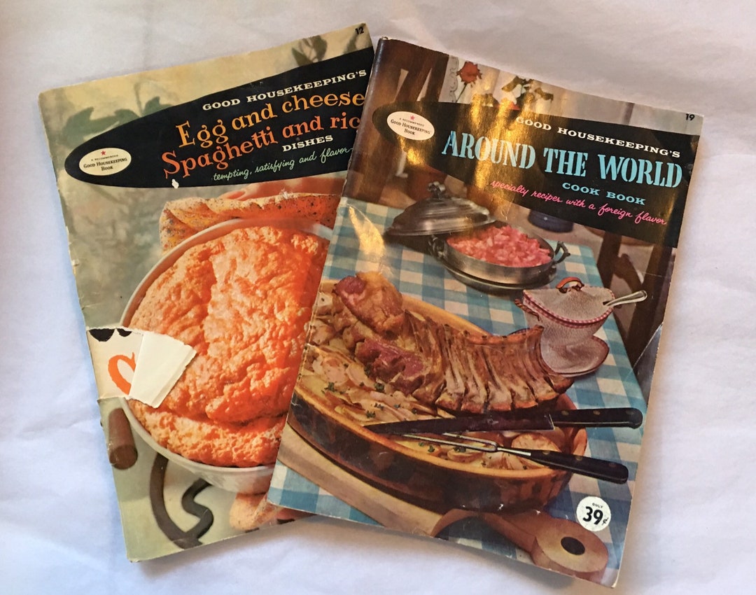 Vintage Good Housekeeping Cookbooks Set of Two Etsy