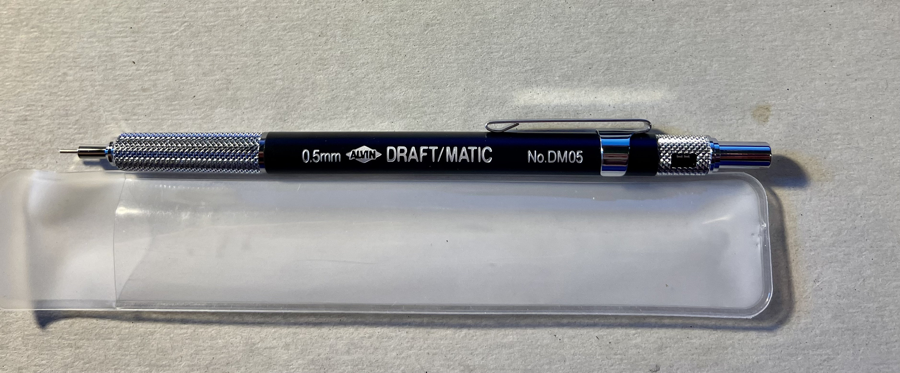 Alvin Draft/Matic Drafting Pencil - 0.5 mm Tip, Black