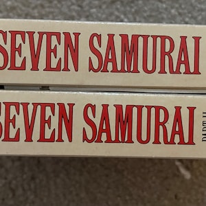The Seven Samurai- Part 1 and 2-- Betamax tapes