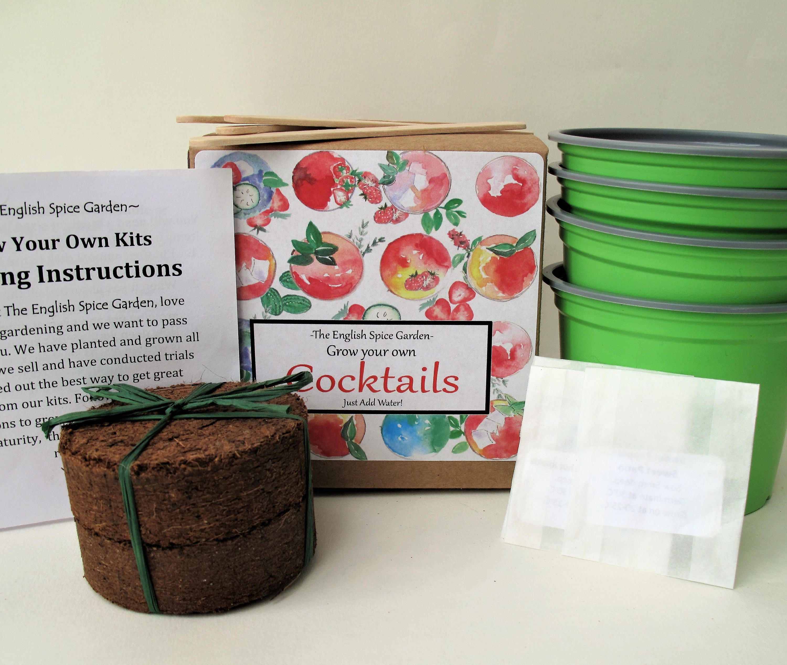 Grow Your Own Cocktails Kit Cocktail Garden Cocktail Etsy UK