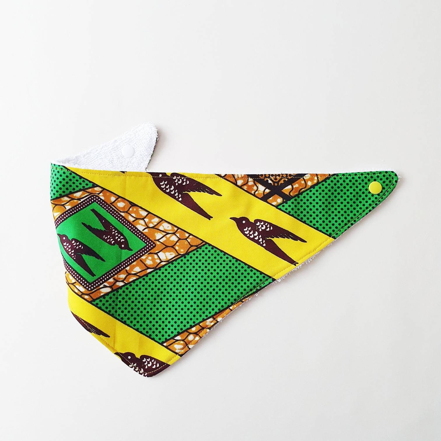 Bib and nappy cover newborn gift set African print