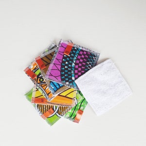 Eco make-up wipes with African print Surprise selection