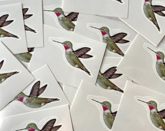 Hummingbird Temporary Tattoos 2 x 1.5