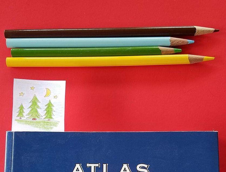 nature coloring bookmark printable for kids activity etsy