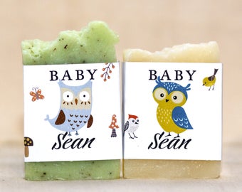 Owl baby shower bird soap favors woodland party favor baby shower soap favors owl soap owl party woodland favors forest animal shower soap