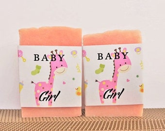 Giraffe party baby shower favors Giraffe baby girl baby boy baby personalized favor guest soap safari party Birthday Party jungle theme