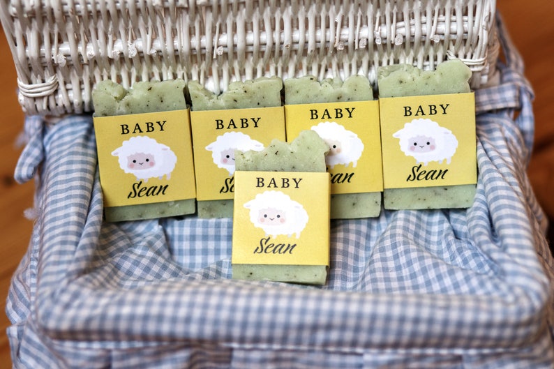 30 Lamb Baby Shower Baby Shower Favors Baby Shower Soap Favors Etsy