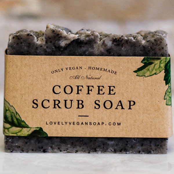 Coffee soap scrub soap homemade soap all natural soap needs mom exfoliating soap coffee scrub vegan coffee soap acne soap cleansing soap