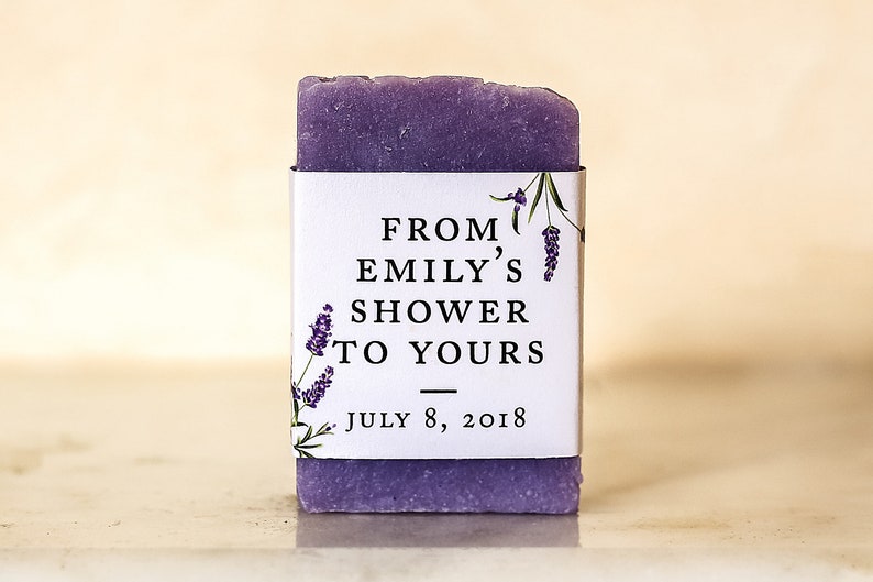 Lavender shower wedding soap favors baby shower soap favor thank you favors bridal shower gift wedding favors guest soap personalized favors image 2