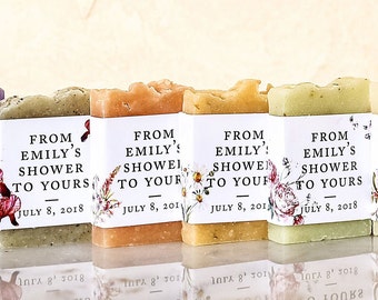 Flower party favors bridal shower favors wedding soap favors autumn wedding guest soap floral party wedding favors soap favors for guests