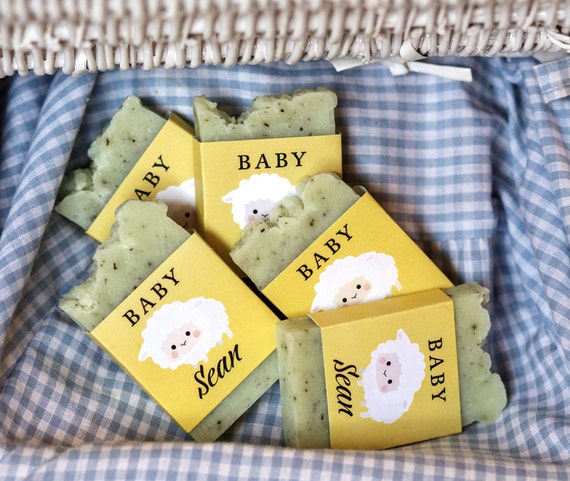 lamb baby shower favors