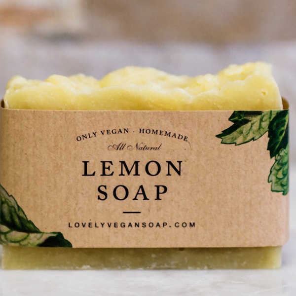 Lemon soap citrus soap natural lemon soap lemon baby shower gift for wife vegan gift citrus scent soap vegan soap gift-for-her soap gift