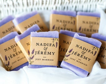 Lavender shower wedding soap favors baby shower soap favor thank you favors bridal shower gift wedding favors guest soap personalized favors