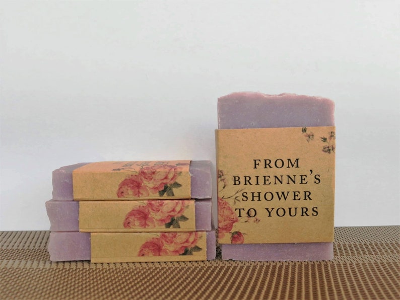 Lavender shower wedding soap favors baby shower soap favor thank you favors bridal shower gift wedding favors guest soap personalized favors image 4