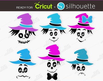 Scarecrow Face SVG – Halloween Cricut & Silhouette Cut Files