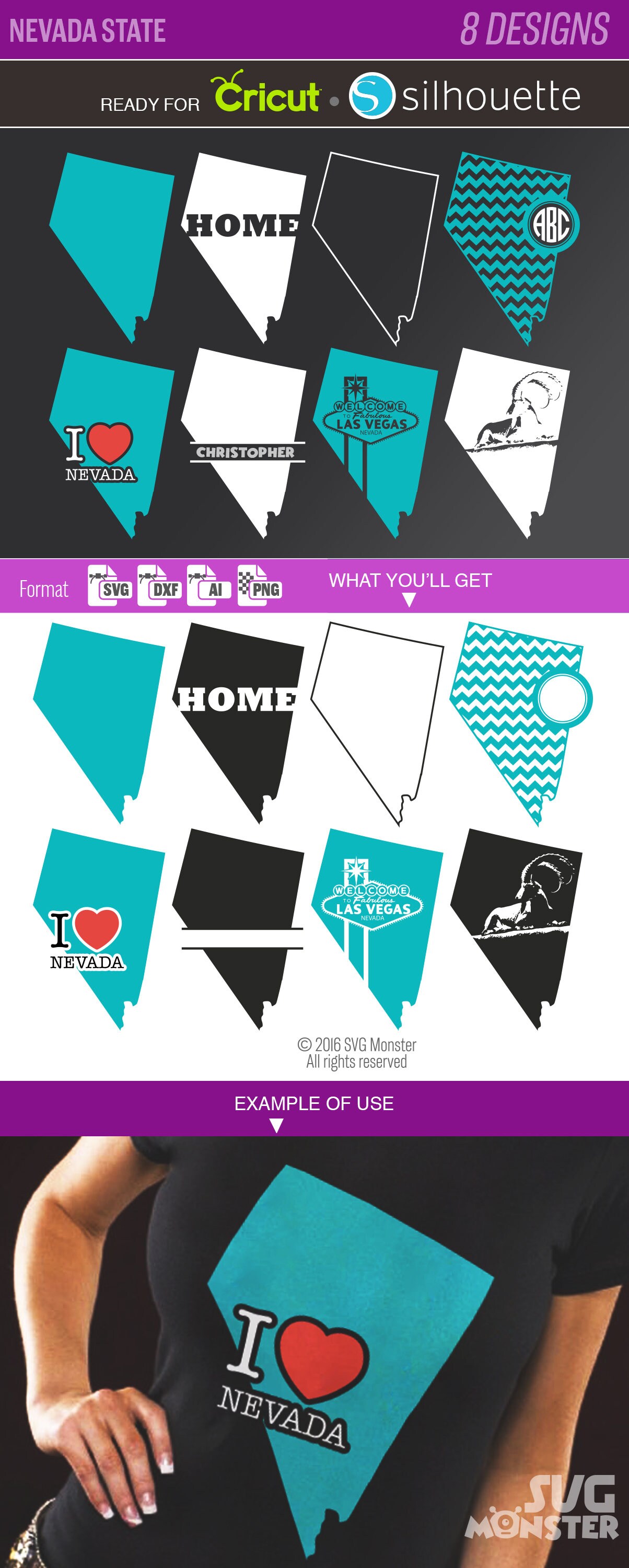 Download Free Nevada State Svg Split Monogram Svg Files Circle Border Svg Etsy SVG Cut Files