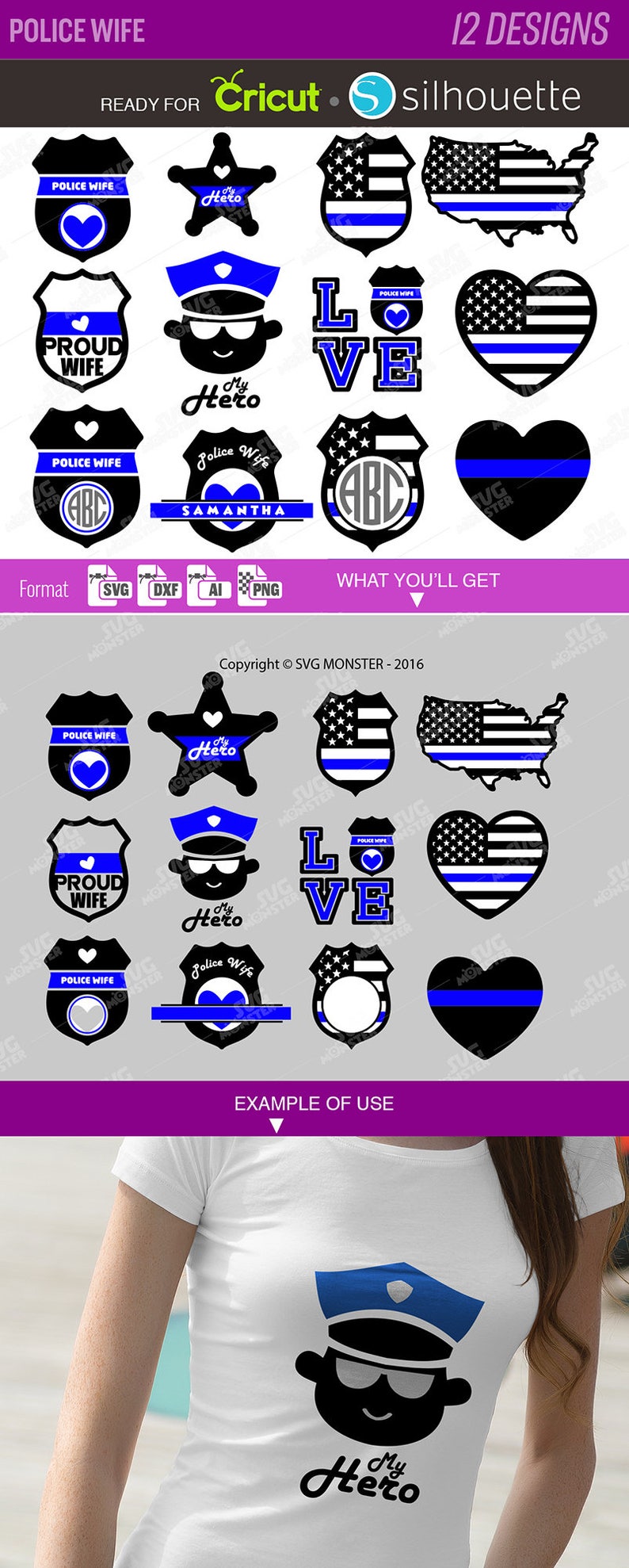 Free Free Proud Police Wife Svg 629 SVG PNG EPS DXF File