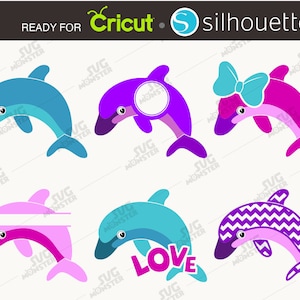 Fichiers DOLPHIN SVG CUT - Marine svg marine - svg dolphin pour Silhouette Dxf Dolphin Cricut Dolphin Clipart - 197