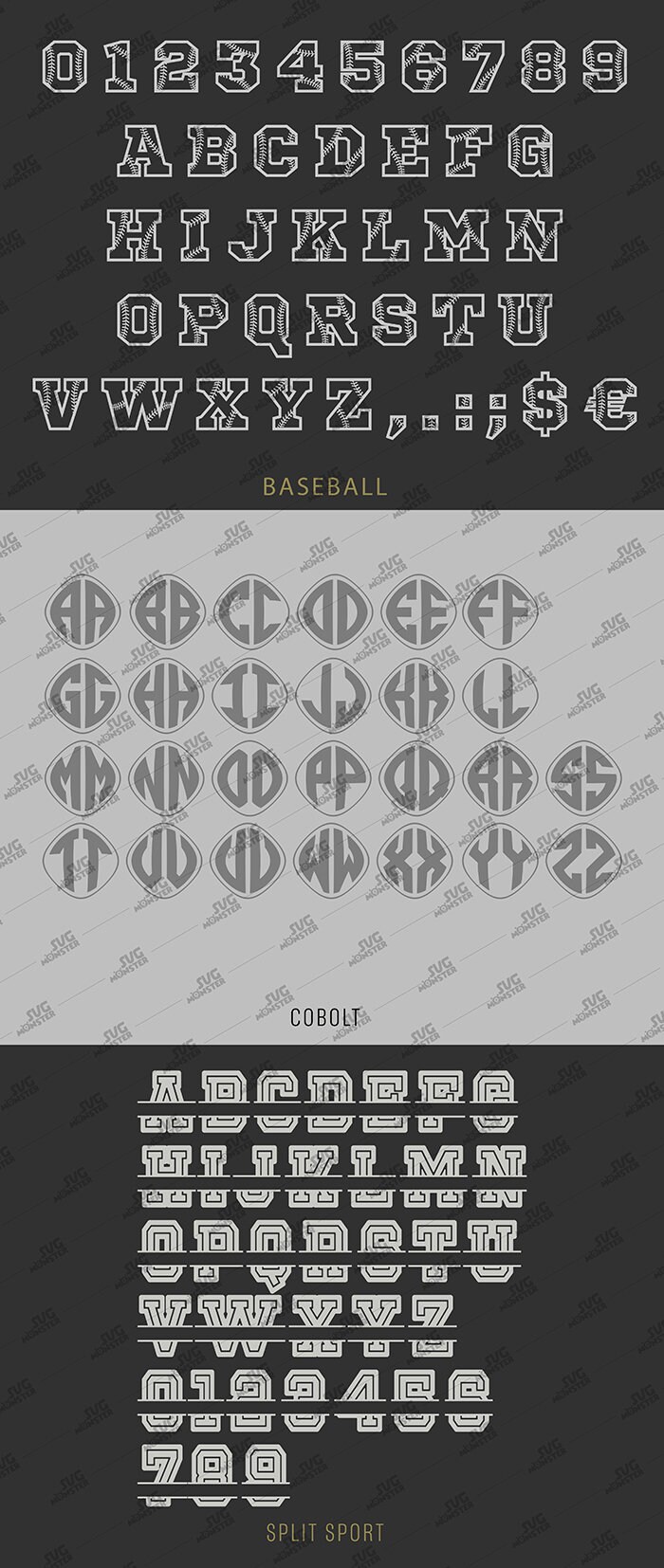 Download MONOGRAM FONT SVG bundle monogram svg monogram font bundle ...